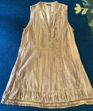 luftiges Sommer Kleid Lagenlook ca  Gr42 Body Needs Details violett washedout