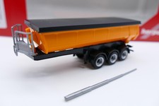 B133 LKW 3-Achs Thermomulden- Kipp-Auflieger Trailer orange HERPA NEU OVP 311373