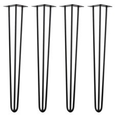 Zelsius Tischbeine Hairpin Legs Tischgestell 4er Set Haarnadelbeine *B-Ware*