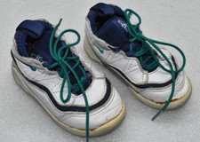 NIKE Kleinkinder Schuhe Kinder Baby Schnürschuhe Lauflernschuhe Weiß Blau Gr. 22