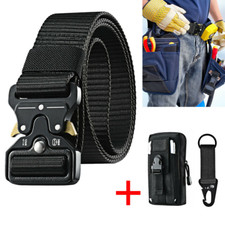 Herren Armee Militär Taktischer Gürtel Tactical Belt Nylon Metallschnall DHL