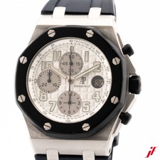 Uhr Audemars Piguet Royal Oak Offshore Edelstahl Automatik Kautschuk Full Set 