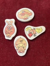 Radiergummis, Tiermotive aus Sammlung, Läufer, Konvolut, 4 Stück