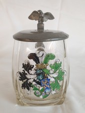 Studentika, Bierkrug, Zinndeckel
