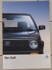 VW Golf II GT Special/GTD/CL/GL Prospekt/brochure/opuscolo/folleto/broschyr 90