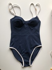 Vintage original Sunflair Badeanzug Schwimmanzug Gr. S 36/38 TOP 50/60er Jahre