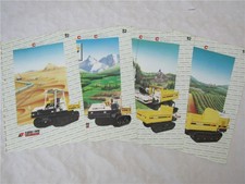 4 Prospekte Ammann Yanmar C50R C20R C30R C10R C10W C6R Dumper von 1992