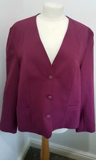 Debenhams Classics lila Blazer Jacke mit Knopfleiste Größe 18 Hochzeit Party Look