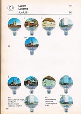 KRD CH Serie  Nr. 101 A Luzern und 111 A Vögel und ihre Nester