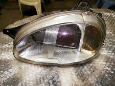 Opel Corsa B Scheinwerfer links defekt komplett mit Motor Frontscheinwerfer LWR