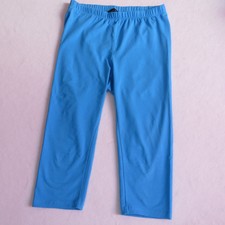 Damen 3/4 Capri Leggins kurz blau Baumwolle Jogging Hose BODYFLIRT Gr.40/42/M/L
