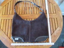 TCM Damen Handtasche / Schultertasche Braun Wildlederoptik  Neu  Nr.2