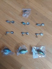 Raubfisch Angelköder Hardköder Wobbler Jig Spinner Set Barsch Forelle 