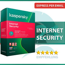 Kaspersky Internet Security 2022 - 1, 2, 3, 5, 10 PC / Geräte - Email-Versand