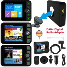 Auto Radio Bluetooth Kfz DAB+ Adapte Ladegerät Farbbildschirm FM Transmitter DHL