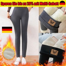 Damen Thermo Leggings Dicke Fleecefutter Für Winter&Warmhalten Dehnen Lang Hose