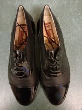 Herrenschuhe elegant,schwarz,Leder + Lackleder,Gr. 42,5; für gehobene Kleidung