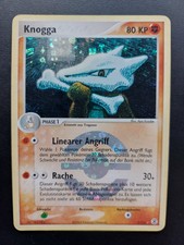 Pokemon Karte Knogga 7/112 EX Feuerrot & Blattgrün Set Deutsch Holo NM 2004