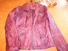 Kunstlederjacke Gr. 42 Sure in Pflaume AWG Kaum getragen, super Zustand, sexy