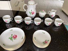 Fürstenberg, Dekor  Rose , Kaffeeservice 6 Personen, gebraucht