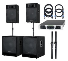 MCGREY POWERSTAGE-4200 DJ PA PARTY MUSIK ANLAGE MONITOR BASS BOX ENDSTUFE 4200W