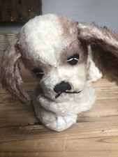 Original von Steiff liegender Hund Floppy aus den 60er Jahren