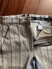 Pikeur Reithose Blauweiß Gestreift Gr 72