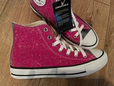 converse all star Damenschuhe Größe 39 Pink Glitzer