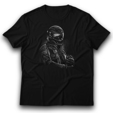 Biker Helm T-Shirt Design 122 - 3XL 100% Baumwolle Normalgröße