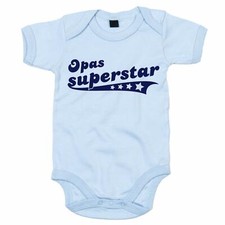 Baby Body - Opas Superstar - Neugeborenes Großvater Opi Stolz Familienzuwachs