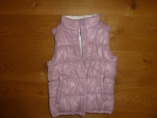 Ärmellose gefütterte Weste rosa Gr. 122/128