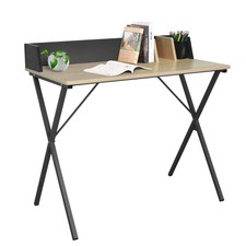 Schreibtisch Computertisch PC Tisch Arbeitstisch Büro Bücherregal Heller Holzton