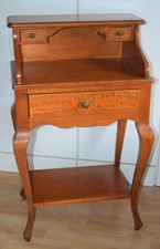 Beistelltisch Tisch Sekretär Louis XV Stil Pult Table Konsole Kommode Kirsch