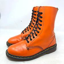 Dr. Martens 1490 orange Made in England Vintage Knöchel 10 Loch UK 6 EU 39 US 8 L