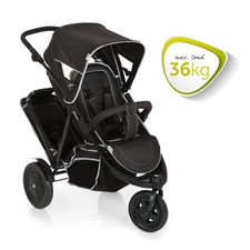 Hauck Geschwister Kinderwagen Freerider / Dreirad Buggy für 2 Kinder Regen Verde