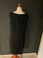 Ann Taylor gr 14 schwarz Kleid Etuikleid 15% Leinen 85% Rayon