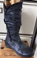 Damen Earth Spirit geraubte Lederstiefel - Größe 6 (39)