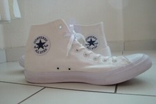 Converse All Star Chuck Hi  - sehr gut erhalten -  Gr. 46,5 - Weiß -