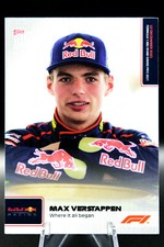 2021 Topps Now F1 Max Verstappen Wehre it all began #84 Formel 1 Formula 1