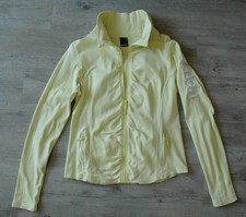 Bench Damen Zipp Sweatjacke Sweatshirt Jacke gelb Gr. XL