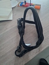 Hurtta Hunde Norweger Geschirr schwarz, 35 cm