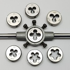 Schneideisen M3 - M12 Werksnorm Aussengewindeschneider Schneideisenhalter