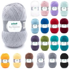 400g Gründl Big Mamma uni - Polyacryl - Wolle Garn Stricken Häkeln (22,48€/kg)