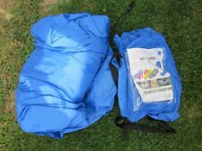 Air Lounger  135x77x75 cm blau   Sitzsack  Sitzkissen  Strandliege  Luftsofa