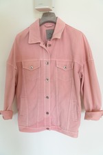 Vero Moda Jeansjacke Jacke Baumwolljacke Hemd Bluse Jeans Rosa Gr. S