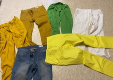 Bekleidungspaket Damen Teil Neu 6 Hosen Gr.38 Sommer Kurze Lange Wadenlang