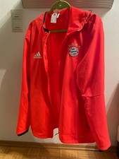FC Bayern München adidas CLIMACOOL Regenjacke Herren XL neonorange mit Stick