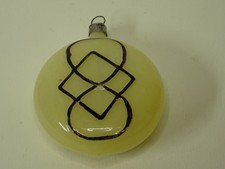 Christbaumschmuck Weihnachtsschmuck Jul Kugel Rune Glas Lauscha Gablonz um 1940