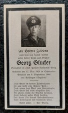 Sterbebild Vogesen Rottingen 9.9.1944 Pz. Nahk. Abt.