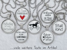 Spruchkette by Perletta 40 Texte Pferd Pony Reiten Stallkind Cowgirl Western